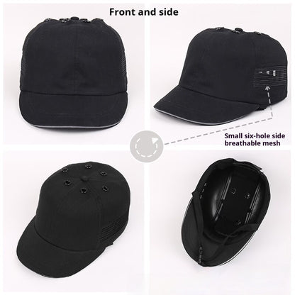 Factory Workshop Lightweight Anti-collision Breathable Baseball Cap