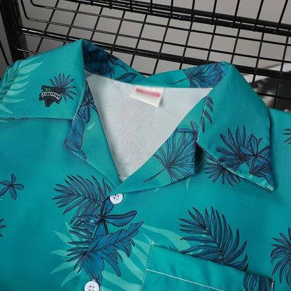 Summer Thin Printed Shirt New Hawaii Beach Shirt Loose