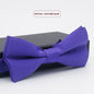 Men's Solid Color Formal Wear Wedding Business Casual Groom Groomsman Bow Tie