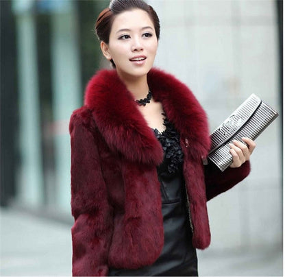 High Quality Winter Warm Fluffy Faux Fur Coats Jackets Women Furry Short Faux