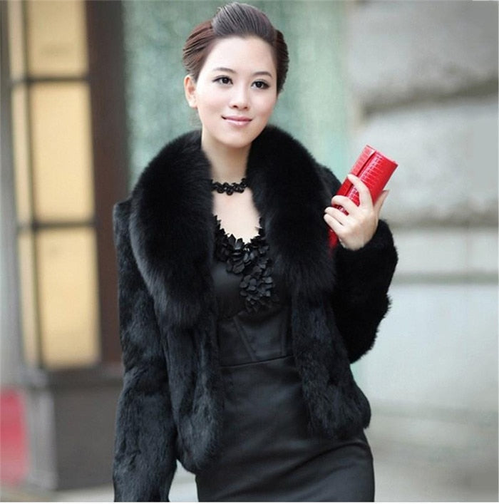 High Quality Winter Warm Fluffy Faux Fur Coats Jackets Women Furry Short Faux