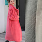 Winter Women High Quality Faux Rabbit Fur Coat Luxury Long Fur Coat Loose Lapel