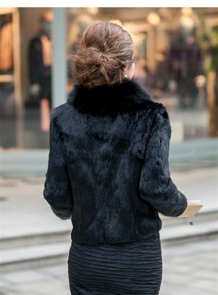 High Quality Winter Warm Fluffy Faux Fur Coats Jackets Women Furry Short Faux