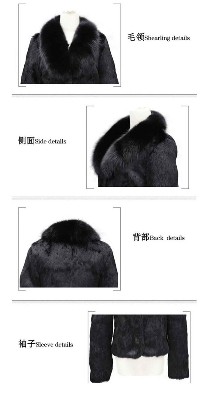 High Quality Winter Warm Fluffy Faux Fur Coats Jackets Women Furry Short Faux