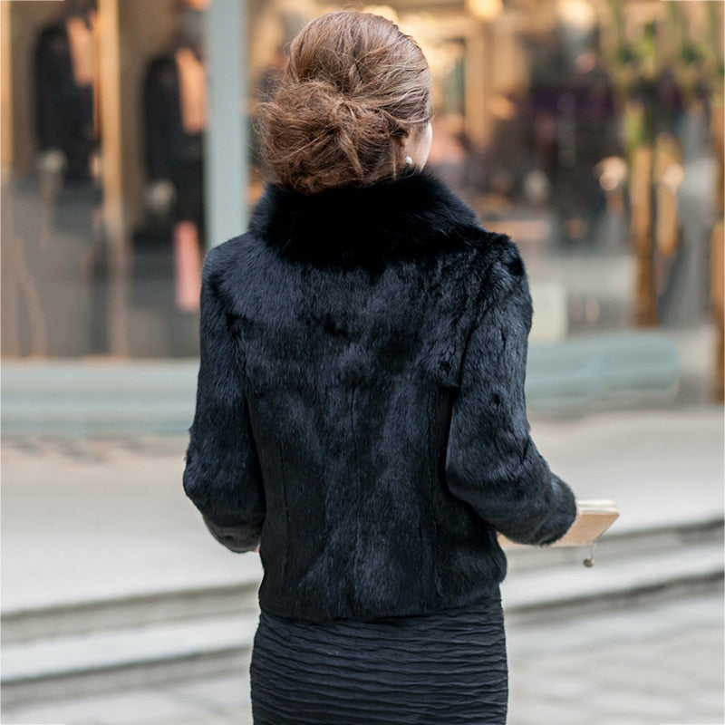 High Quality Winter Warm Fluffy Faux Fur Coats Jackets Women Furry Short Faux