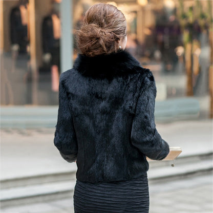 High Quality Winter Warm Fluffy Faux Fur Coats Jackets Women Furry Short Faux