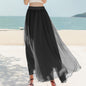 Chiffon Skirt Large Swing Skirt Vacation Beach Dress Fairy Dress
