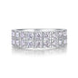 Moissanite S925 Sterling Silver Light Luxury Online Influencer Ring Women