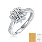 Ring S925 Silver Ice And Snow Female Ring Fashion