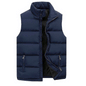 Men's Cotton Padded Clothing Vest Casual Warm Cotton-padded Coat Cotton Vest Sleeveless Vest