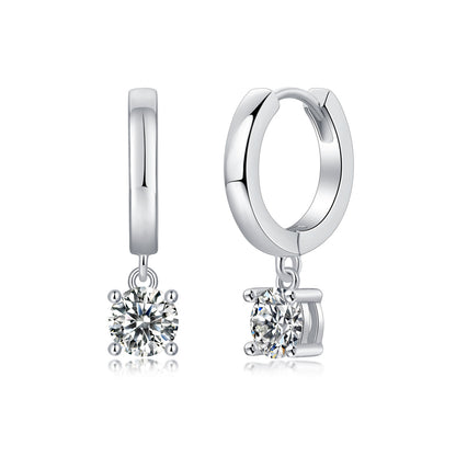 Moissanite Ear Ring Female Temperament Wedding Affordable Luxury Fashion