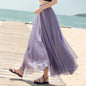 Chiffon Skirt Large Swing Skirt Vacation Beach Dress Fairy Dress