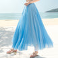 Chiffon Skirt Large Swing Skirt Vacation Beach Dress Fairy Dress