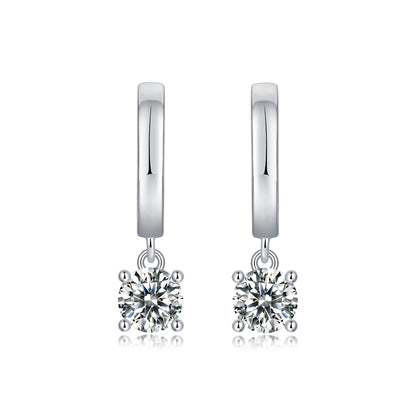 Moissanite Ear Ring Female Temperament Wedding Affordable Luxury Fashion