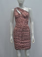 Sexy Wild Leopard Print One Shoulder Sexy Bandage Dress