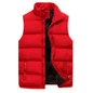 Men's Cotton Padded Clothing Vest Casual Warm Cotton-padded Coat Cotton Vest Sleeveless Vest