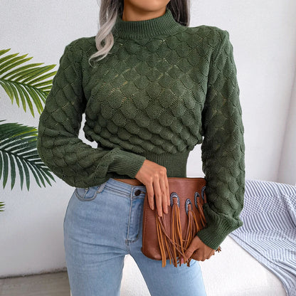 Women Casual  Long Sleeve Knitted Pullovers