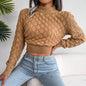 Women Casual  Long Sleeve Knitted Pullovers