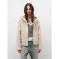 Fireladyfur Women's Hooded Merino Sheepskin Jacket“Bad Boy”