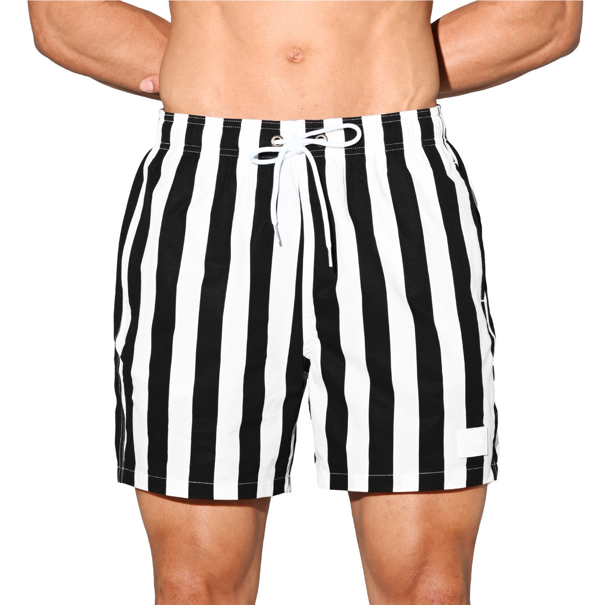 Men's Casual Loose Striped Quick-drying Shorts