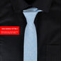 Solid Color Korean Style Narrow Cotton Men's 6cm Formal Wear Business Casual Wedding Tie