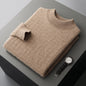 New Pullover Men's Half-high Collar Sweater