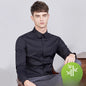 Bamboo Fiber Men's Long-sleeved Autumn Stretch Business Shirt