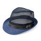 Men's Simple Color Matching Linen Sun Hat