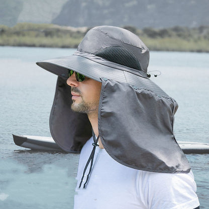Summer Fisherman Hat Outdoor Sun Protection Men And Women Quick-drying