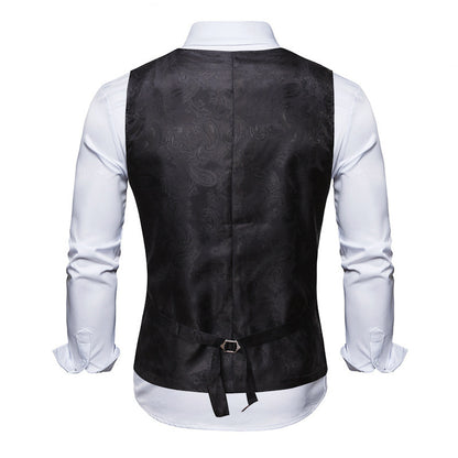 Men's New Clothes Bronzing Corduroy Vest