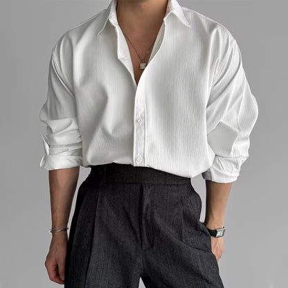 Loose Men's Popular Trendy Artistic Shirt