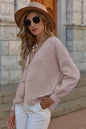 Cardigan Single-breasted Solid Color Coat