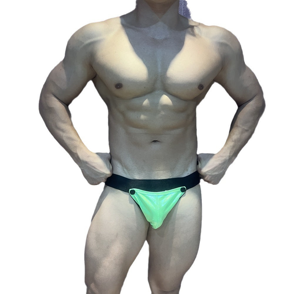 Sexy Panties Men's Detachable Front Pocket Passion Hot Super Coquettish Open Gear