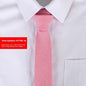 Solid Color Korean Style Narrow Cotton Men's 6cm Formal Wear Business Casual Wedding Tie