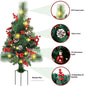 Christmas Solar Christmas Tree Floor Outlet Lawn Lamp Courtyard Landscape Decoration