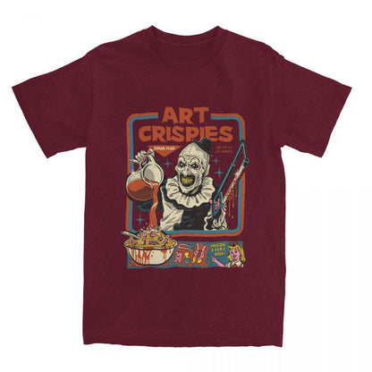 Art Crispies Scary Clown Shirt Solid Color