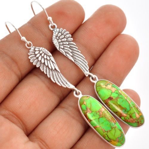 Retro Geometric Enamel Personalized Earrings