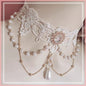 Flower Wedding Pearl Water Drop Multi-layer Lace Retro Lolita Necklace