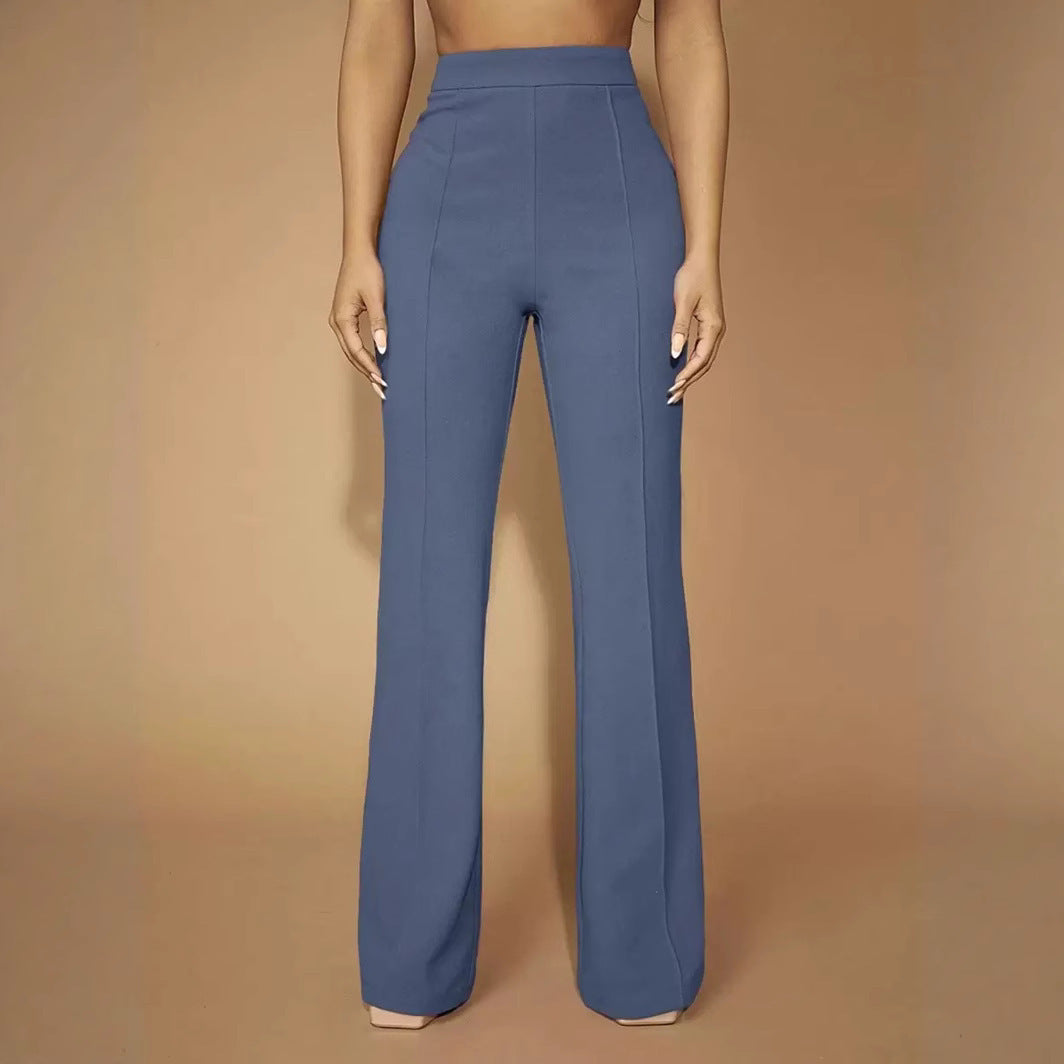 High Waist All-matching Fashion Business Commute Fall Women's Clothing Casual Business Pants Trousers