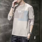 Long Sleeve T-shirt Men's Loose Clothes Autumn Versatile Top Bottoming Shirt