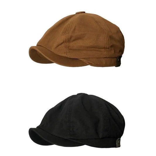 Octagonal Cap Men's Beret Cotton