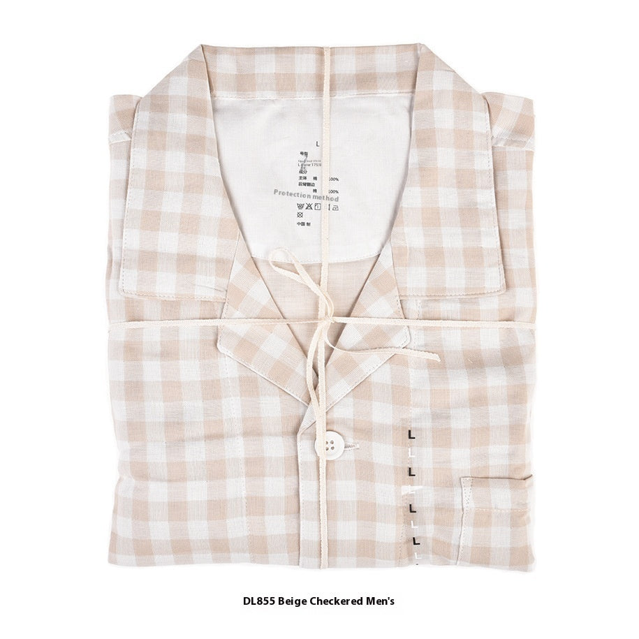 Double-layer Yarn Pajamas Without Printing