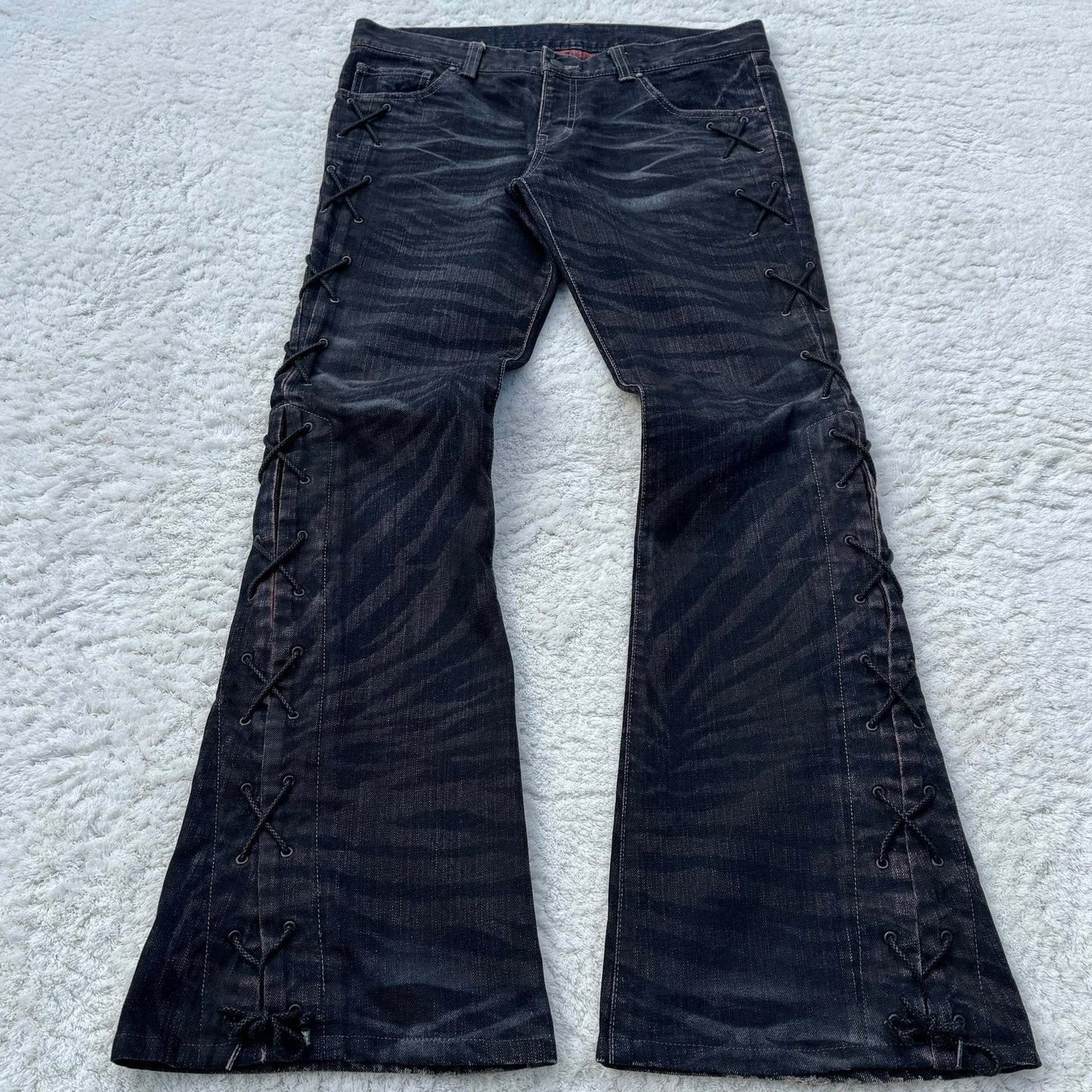 Embroidered Jeans Men's And Women's Trousers