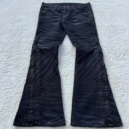 Embroidered Jeans Men's And Women's Trousers