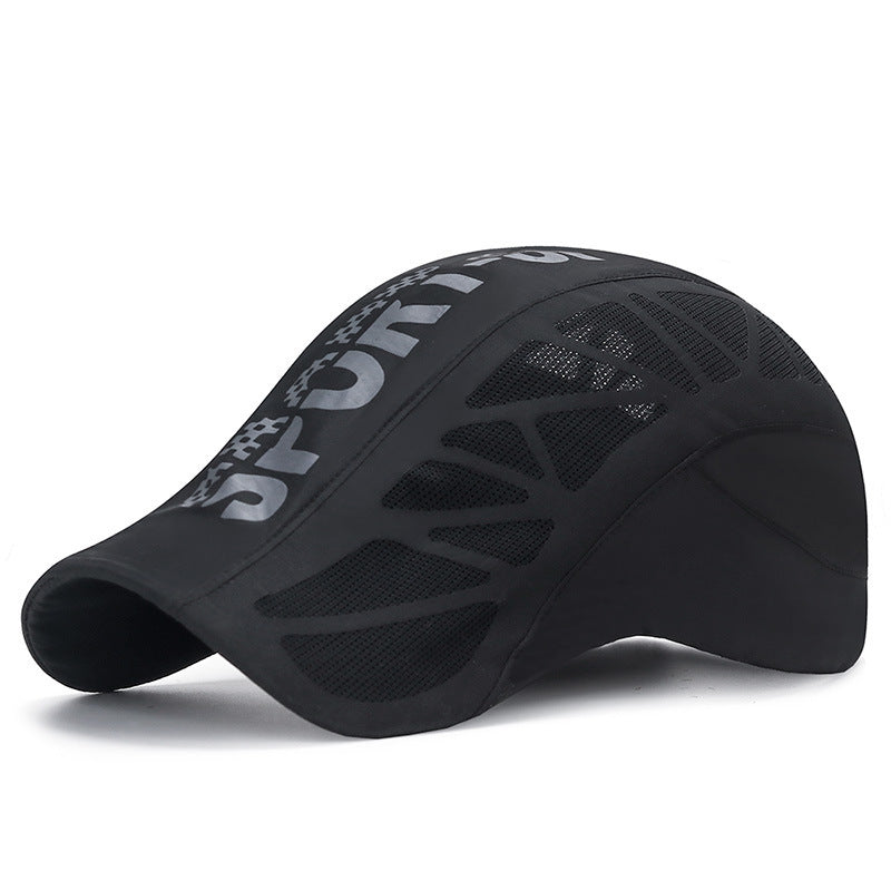 SPORT Letter Forward Hat Men's Breathable Mesh