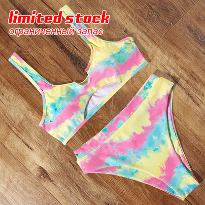 High Waist Bikini Leopard Bikini Women Push Up Swimsuit