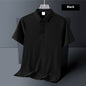 Ice Silk Seamless Cool Short Sleeve Polo