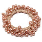 Handmade Crochet Rubber Band Hair Tie Pearl