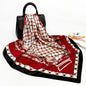 Spring And Autumn New 90cm Silk Scarf Silk Square