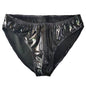 Sexy Bright PU Anti-exposure Leather Men's Bright Leather Underwear